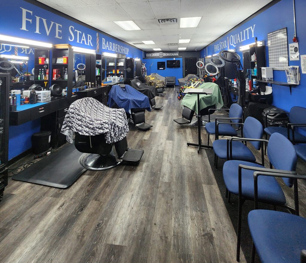 inside fivestar barbershop 1